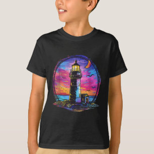 Leuchtturm Segeln Strand Bootfahren Strandhaus T-Shirt