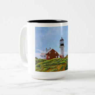 Leuchtturm Seguin Island Zweifarbige Tasse