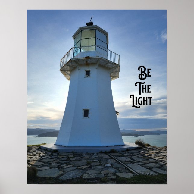 Leuchtturm - Sei das Lichtplakat Poster (Vorne)
