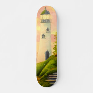 Leuchtturm Skateboard