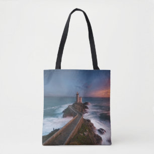 Leuchtturm-Sonnenuntergang Plouzané Finistère, Tasche
