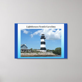 Leuchtturm/South Carolina Leinwanddruck