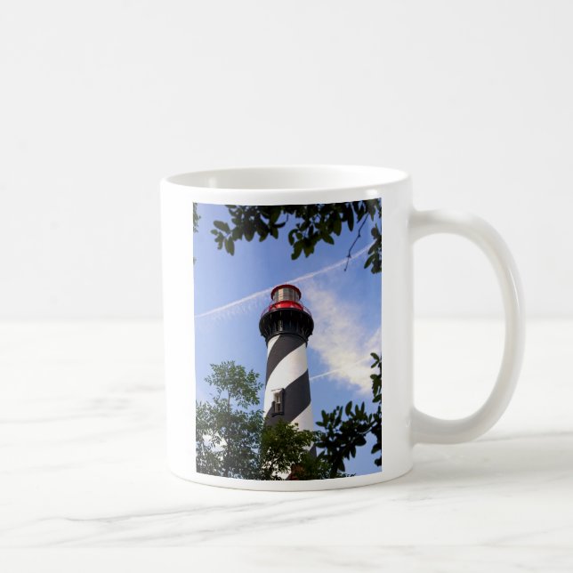Leuchtturm, St Augustine FL Kaffeetasse (Rechts)