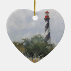 Leuchtturm St. Augustine Keramikornament
