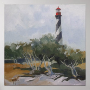 Leuchtturm St. Augustine Poster