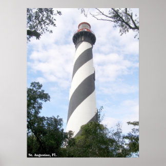 Leuchtturm St. Augustine Poster
