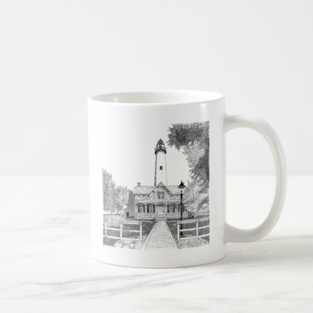 Leuchtturm St. Simons Kaffeetasse (Rechts)