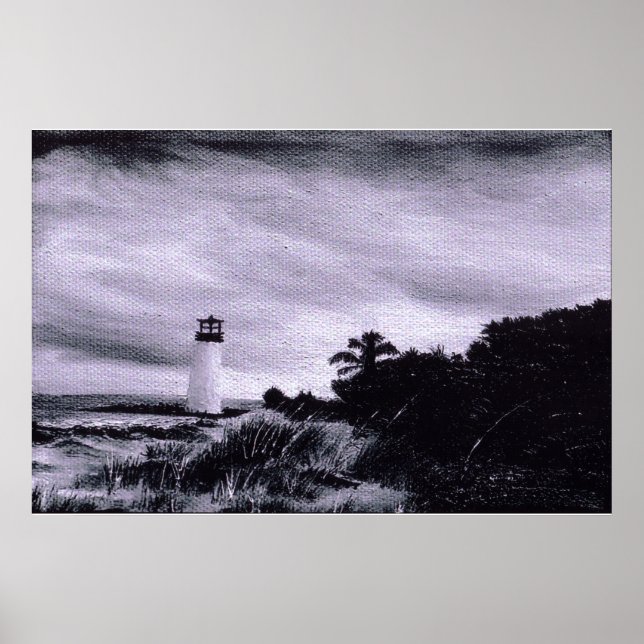Leuchtturm Storm Poster (Vorne)