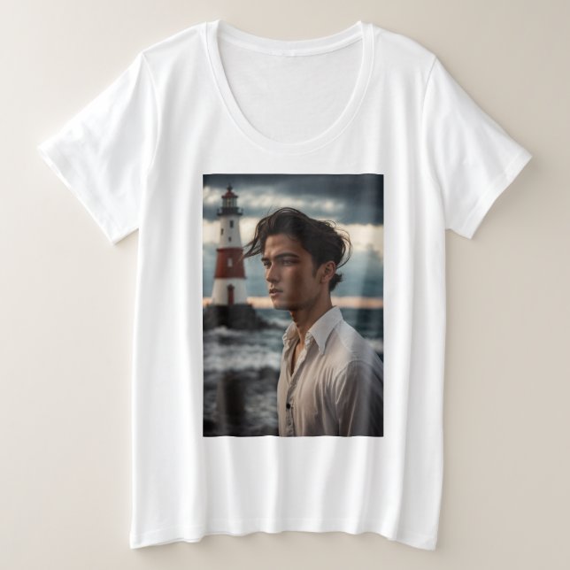 Leuchtturm-T - Shirt (Design vorne)