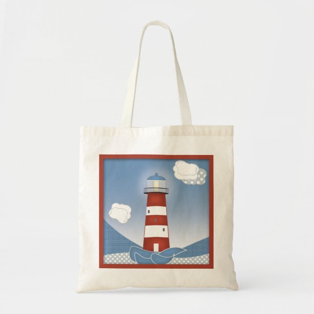 Leuchtturm-Tasche Tragetasche (Vorne)