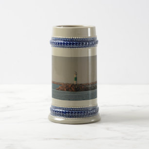 Leuchtturm-Tasse Bierglas