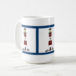 Leuchtturm-Tasse Kaffeetasse