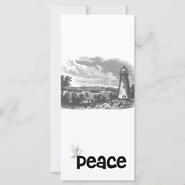 Leuchtturm-Taube des Friedens (Vorderseite)