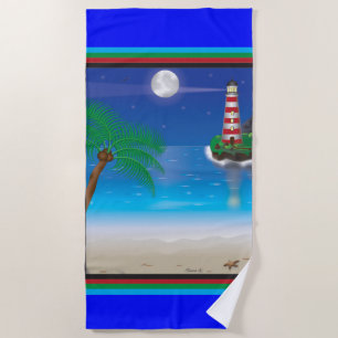 Leuchtturm Themed Handtuch