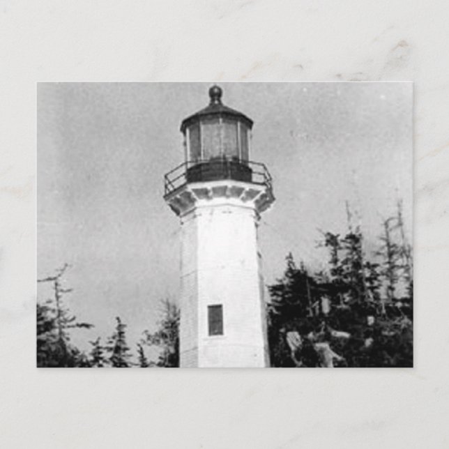 Leuchtturm Tree Point Postkarte (Vorderseite)