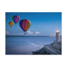 Leuchtturm und Ballons