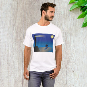 Leuchtturm und der Mond Mens T - Shirt