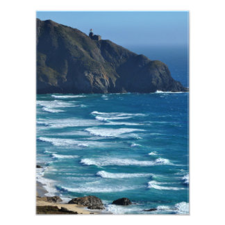 Leuchtturm und Meer Fotodruck