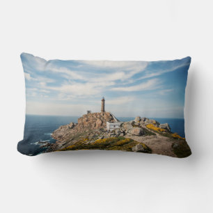 Leuchtturm und Museum Cabo Vilan Galicia Spanien Lendenkissen