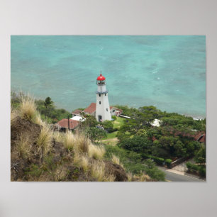 Leuchtturm unten poster