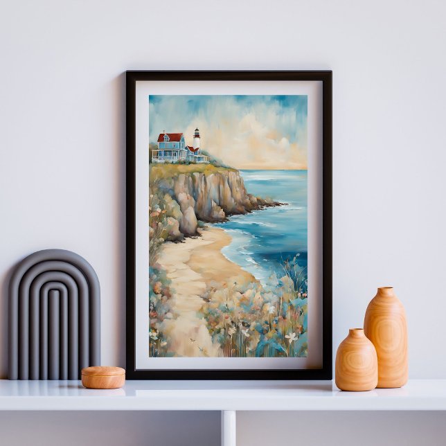 Leuchtturm von Bluff Poster (Von Creator hochgeladen)
