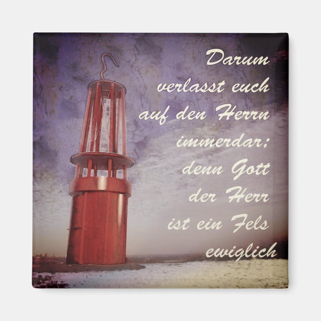 Leuchtturm von Moers Magnet (Vorne)