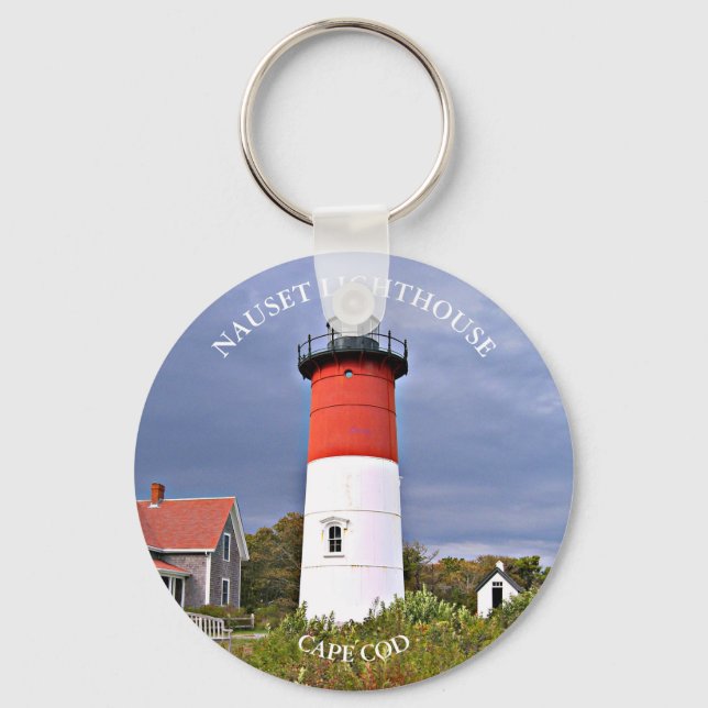 Leuchtturm von Nauset, Schlüsselring von Cape Cod  Schlüsselanhänger (Vorderseite)