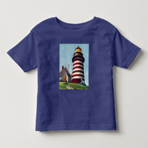 Leuchtturm-Wächter durch Stevan Dohanos Kleinkind T-shirt