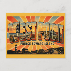 Leuchtturm West Point Prince Edward Island Postkarte