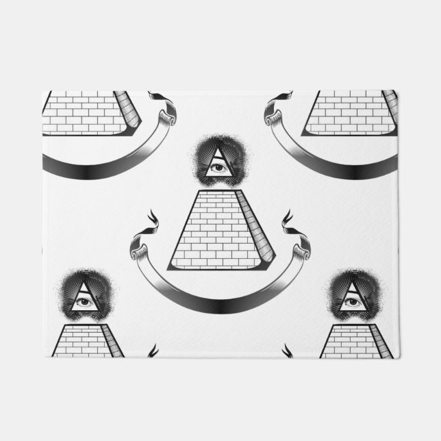 Leuchttürmatte Fußmatte (Vorderseite)