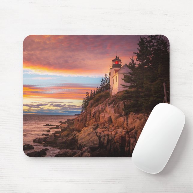 Leuchttürme | Acadia National Park Maine Mousepad (Mit Mouse)