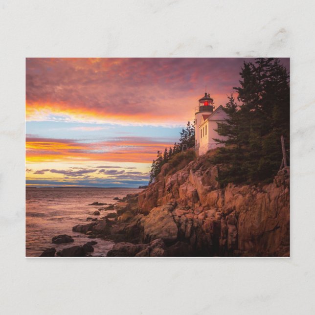 Leuchttürme | Acadia National Park Maine Postkarte (Vorderseite)
