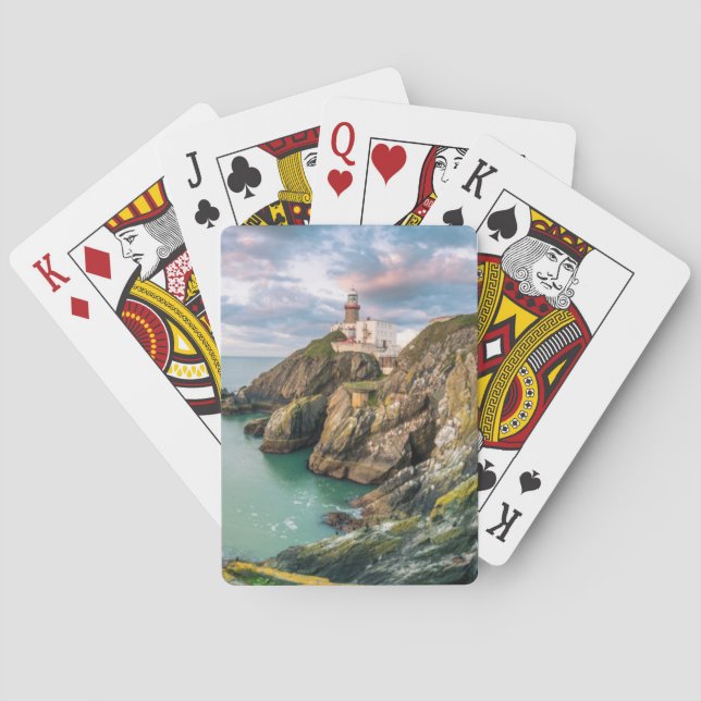 Leuchttürme | Baily Lighthouse Dublin, Irland Spielkarten (Rückseite)