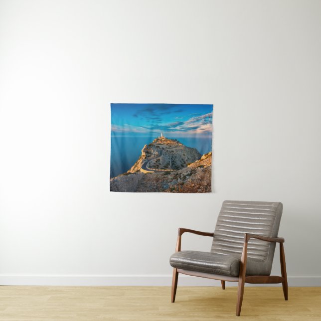 Leuchttürme | Balearen, Spanien Wandteppich (Beispiel (Horizontal))