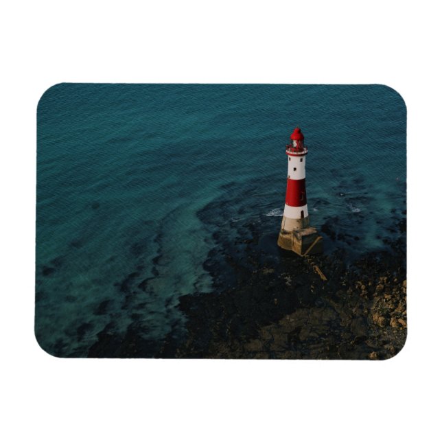 Leuchttürme | Beachy Head Lighthouse England Magnet (Horizontal)