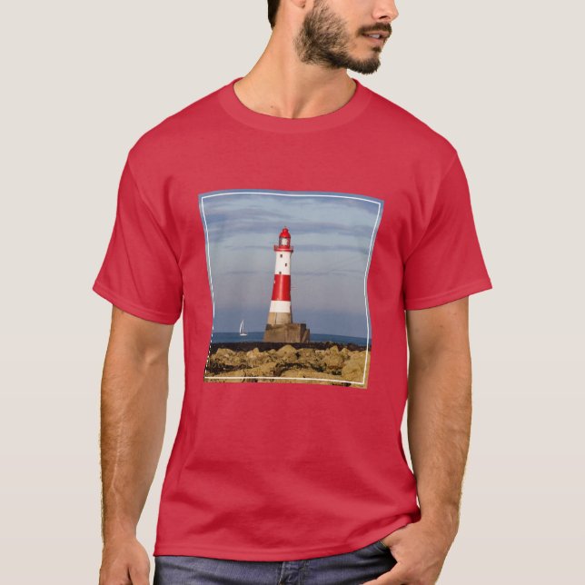 Leuchttürme | Beachy Head Lighthouse England T-Shirt (Vorderseite)
