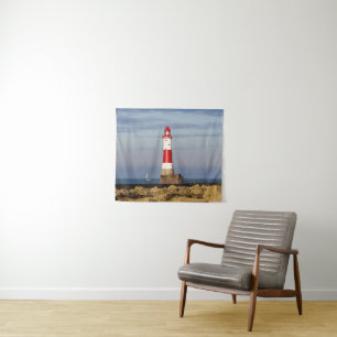 Leuchttürme Beachy Head Lighthouse England Wandteppich