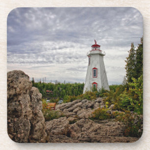 Leuchttürme   Big Tub Harbor Tobermory Ontario Getränkeuntersetzer