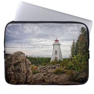 Leuchttürme Big Tub Harbor Tobermory Ontario Laptopschutzhülle