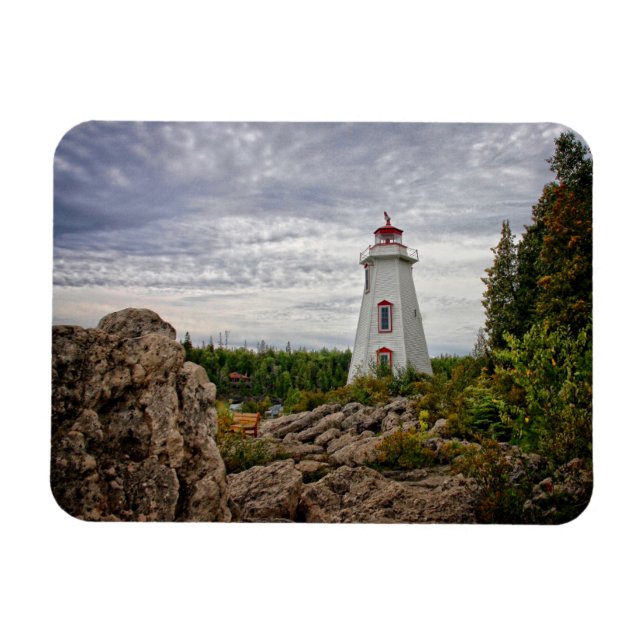 Leuchttürme | Big Tub Harbor Tobermory Ontario Magnet (Horizontal)