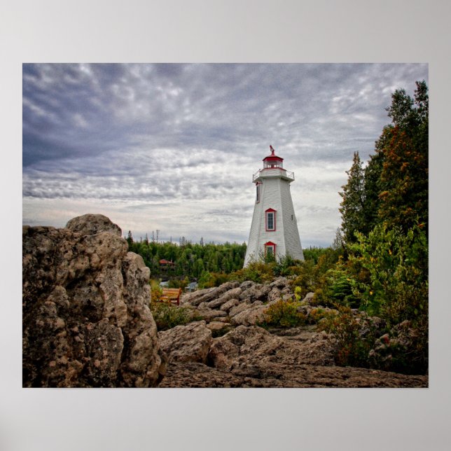 Leuchttürme | Big Tub Harbor Tobermory Ontario Poster (Vorne)