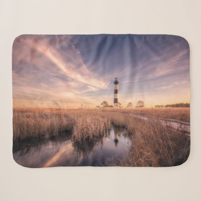 Leuchttürme | Bodie Island Outerbanks NC Sherpadecke (Vorderseite (Horizontal))