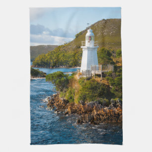 Leuchttürme   Bonnet Island Lighthouse Geschirrtuch