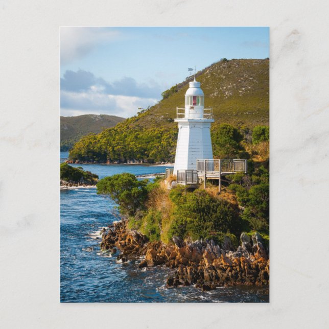 Leuchttürme | Bonnet Island Lighthouse Postkarte (Vorderseite)