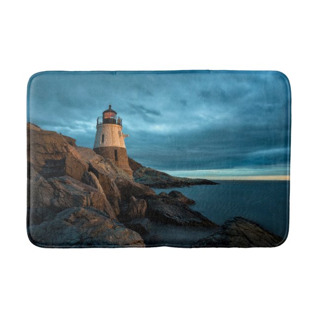 Leuchttürme | Burg Hill Leuchtturm Badematte (Vorderseite)