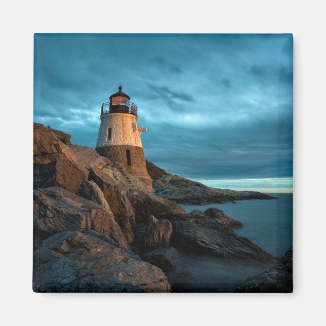 Leuchttürme | Burg Hill Leuchtturm Magnet (Vorne)