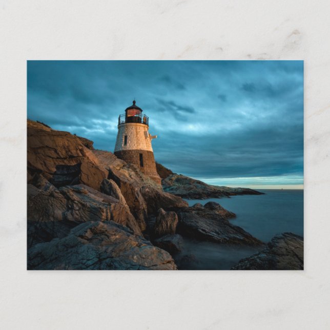 Leuchttürme | Burg Hill Leuchtturm Postkarte (Vorderseite)