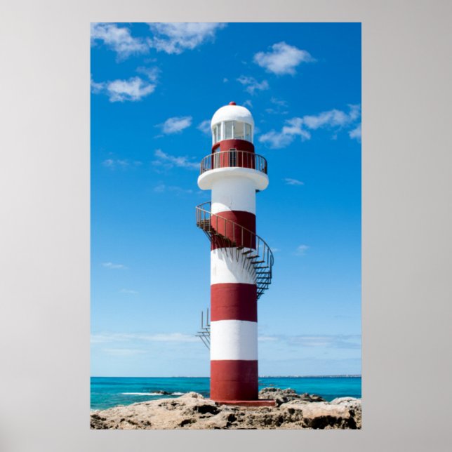 Leuchttürme | Cancun Quintana Roo Mexico Poster (Vorne)
