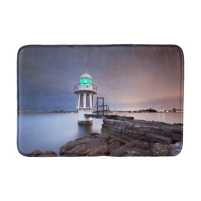 Leuchttürme | Cremorne Point Lighthouse Australien Badematte (Vorderseite)