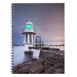 Leuchttürme   Cremorne Point Lighthouse Australien Notizblock